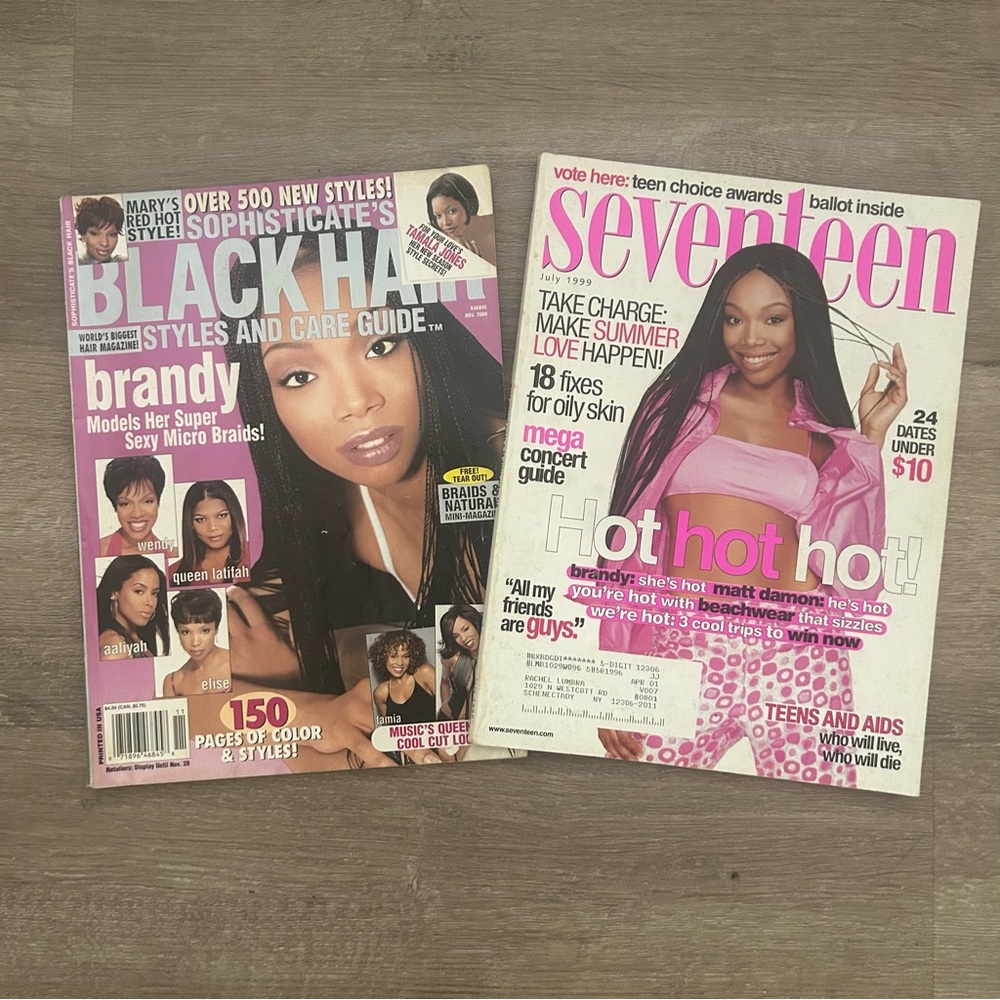 Seventeen and Sophisticate's Black Hair Magazines